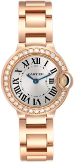 Cartier Ballon Blue Rose Gold Diamond Ladies Watch WJBB0015 Rose gold