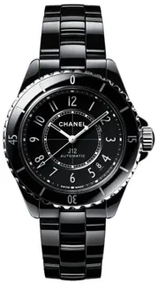 Chanel J12 H5697 Black ceramic Black