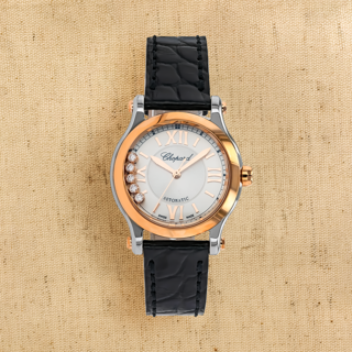 Chopard Happy Sport 278573-6013 | Rose gold and Stainless steel