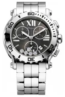 Chopard Happy Sport Stainless steel Black