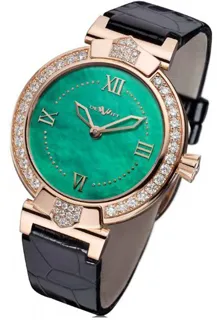 Dewitt Ladies Pressy LPE.003 18k rose gold Green MOP