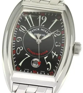 Franck Muller Conquistador 8005 sc 35mm Stainless steel Black