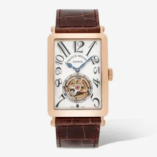 Franck Muller Long Island 1200 T 5N WHT 32mm Rose gold White