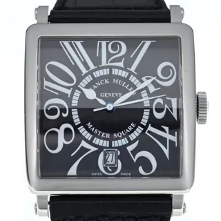 Franck Muller Master Square 6000 H SC DT 36mm Stainless steel Black