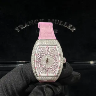 Franck Muller Vanguard V 32 SC AT FO D CD OG RS 32mm White gold Silver