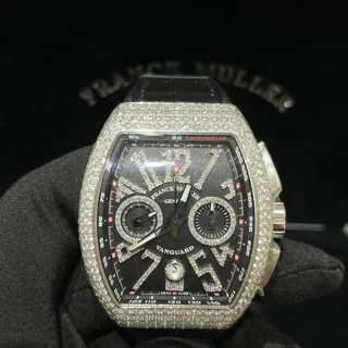 Franck Muller Vanguard V 45 CC DT D NBR CD AC NR 44mm Stainless steel Black