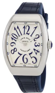 Franck Muller Vanguard 35QZBLUSILBLU Stainless steel Silver