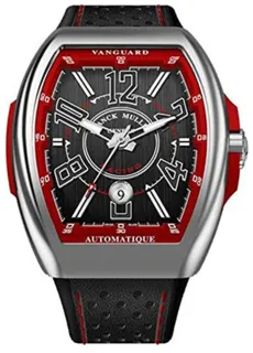 Franck Muller Vanguard V 45 SC DT SQT RCG AC ER Stainless steel Black