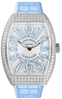 Franck Muller Vanguard V 32 QZ AC BL Stainless steel White