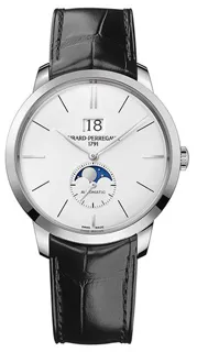 Girard-Perregaux 1966 Large Date Moonphase 49556-53-132-BB6C 18k white gold Silver