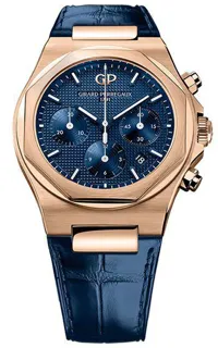 Girard-Perregaux Laureato Chronograph 81020-52-432-BB4A Rose gold Blue