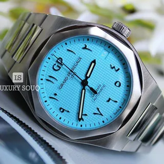 Girard-Perregaux Laureato Sky Blue Arabic Dial Limited Edition Stainless steel Light blue