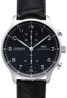 IWC Portugieser IW371447 40.9mm Stainless steel Black