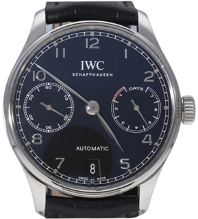 IWC Portuguese Stainless steel Black