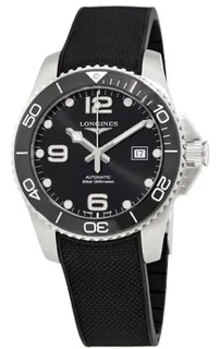 Longines HydroConquest L3.782.4.56.9 Stainless steel Black