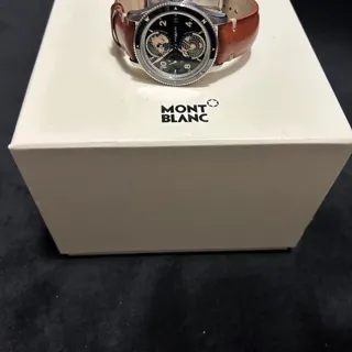 Montblanc 1858 119286 42mm Ceramic and Stainless steel Black