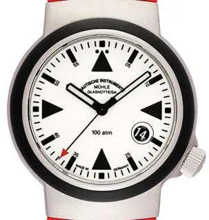 Mühle Glashütte S.A.R. Rescue-Timer M1-41-08-KB-VIII 42mm Stainless steel White