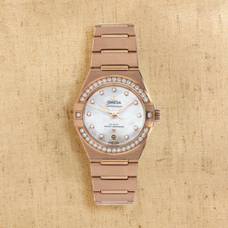 Omega Constellation O13155292055001 Rose gold White