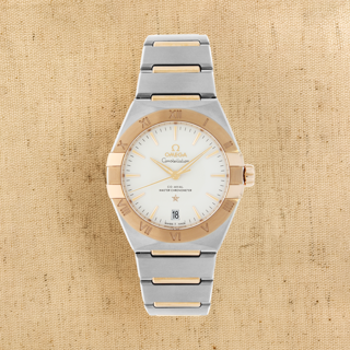 Omega Constellation O13120362002001 Rose gold and Stainless steel Silver