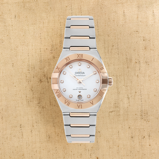 Omega Constellation O13120292055001 Rose gold and Stainless steel White