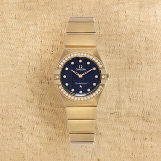 Omega Constellation O13155256053002 Rose gold Blue