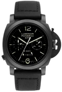 Panerai Luminor 1950 Chrono Monopulsante 8 Days GMT PAM 00317 Ceramic Black