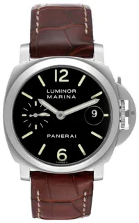 Panerai Luminor PAM 00048 AISI 316L brushed steel Black