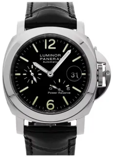 Panerai Luminor PAM 00090 AISI 316L polished steel Black