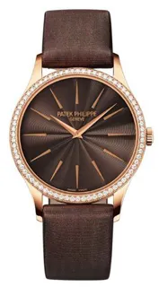 Patek Philippe Calatrava 4897R-001 Rose gold Brown