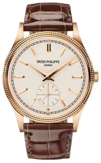 Patek Philippe Calatrava 6119R-001 Rose gold Silver