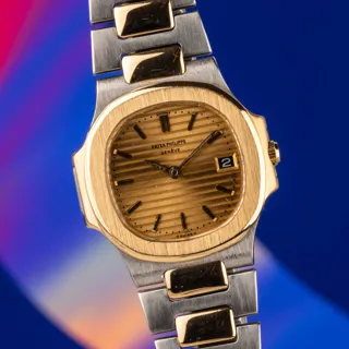 Patek Philippe Nautilus 3800 Yellow gold and Stainless steel warm gold