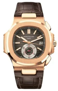 Patek Philippe Nautilus 5980R-001 Rose gold Brown