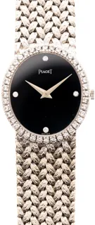 Piaget Vintage 9826 D2 White gold Black