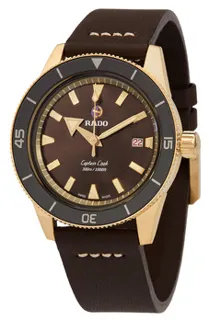 Rado Captain Cook R32504306 Bronze and Ceramic and Titanium Brown