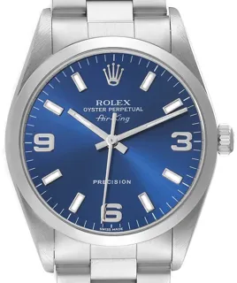 Rolex Air King 14000 Stainless steel Blue