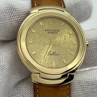 Rolex Cellini 6623/8 Yellow gold Champagne