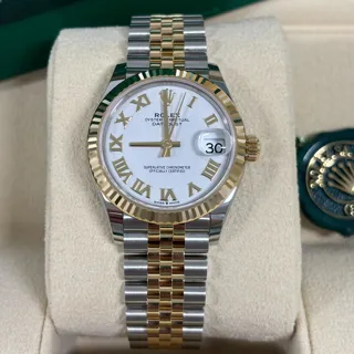 Rolex Datejust 278273-0002 Yellow gold and Stainless steel White