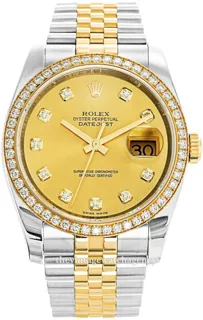 Rolex Datejust 36 116243-0005 Yellow gold and Stainless steel Champagne