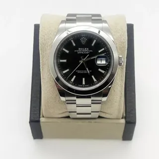 Rolex Datejust 41 126300 Stainless steel Black