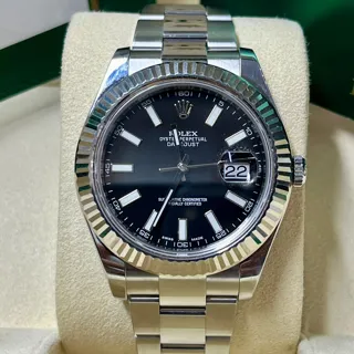 Rolex Datejust II 116334 Stainless steel Black