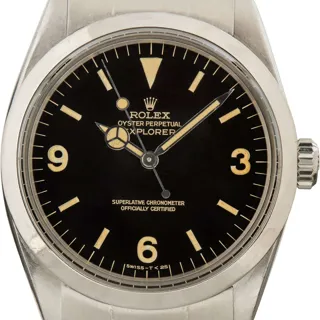 Rolex Explorer 1016 36mm Stainless steel Black