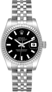 Rolex Lady-Datejust 179174 Stainless steel Black