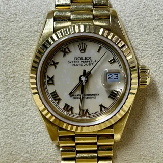 Rolex Lady-Datejust 69178 Yellow gold White