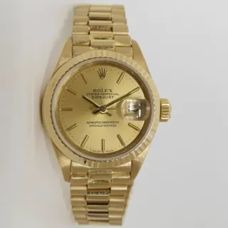 Rolex Lady-Datejust 69178 Yellow gold Champagne