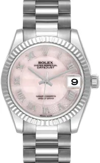 Rolex President 178279 White gold Pink