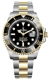 Rolex Sea-Dweller 126603 Stainless steel and 18k yellow gold Black