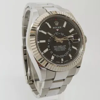 Rolex Sky-Dweller 326934-0005 42mm White gold and Stainless steel Black