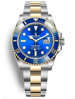 Rolex Submariner Date 126613LB Stainless steel and 18k yellow gold Blue