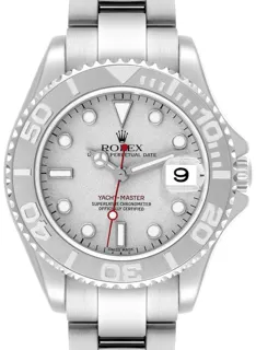 Rolex Yacht-Master 168622-0004 35mm Platinum and Stainless steel Silver