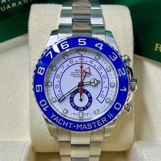 Rolex Yacht-Master II 116680 Stainless steel White